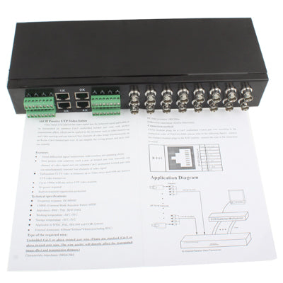 16CH Passive UTP Video Transceiver Rack Mount Style for CCTV 16CH Passive UTP Video Transceiver Rack Mount Style for CCTV